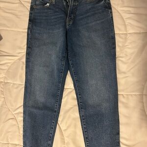 Classic Short Blue Denim Jeans